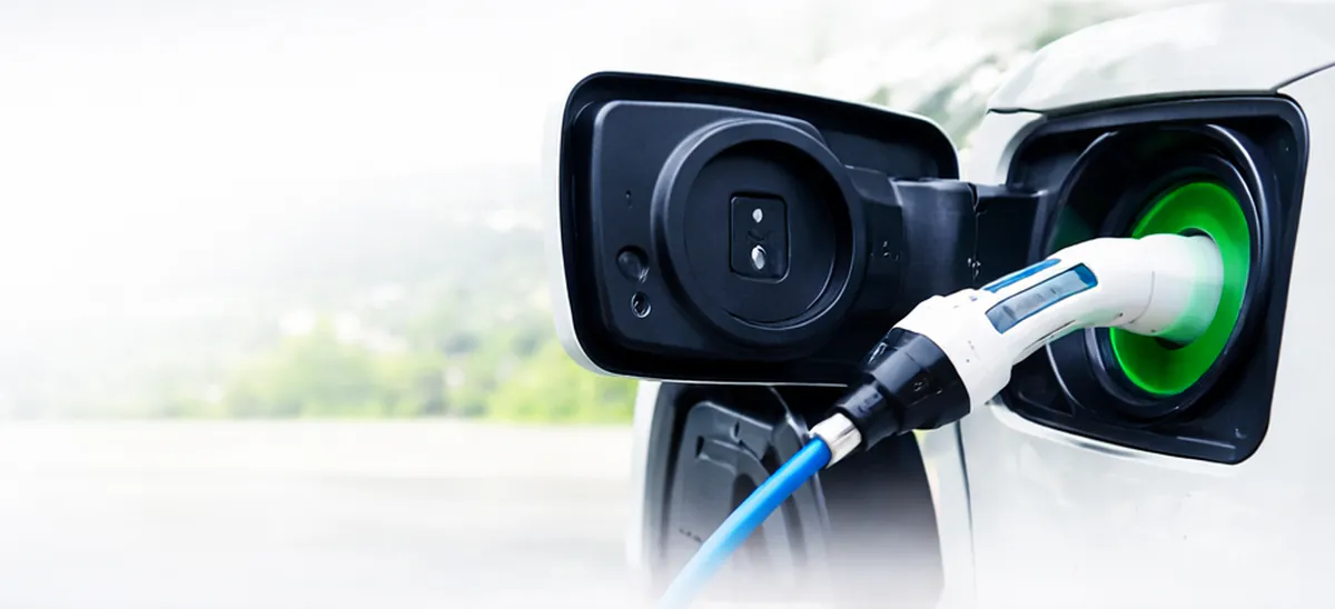 Laadstekker in een elektrische auto